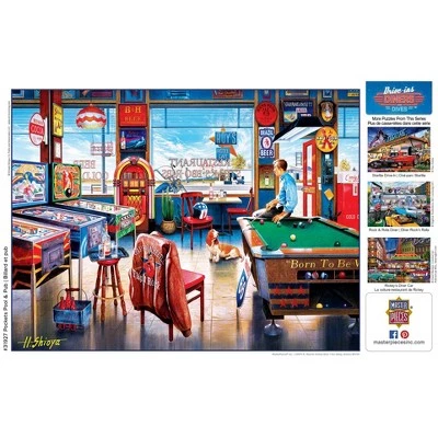 MasterPieces 550 Piece Jigsaw Puzzle For Adults, Family, Or Kids - Pockets Pool & Pub - 18"x24" 4 MasterPieces 550 Piece Jigsaw Puzzle For Adults, Family, Or Kids - Pockets Pool & Pub - 18"x24" - Image 4