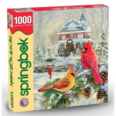 Springbok Cardinal Cottage Puzzle 1000pc 1 Springbok Cardinal Cottage Puzzle 1000pc