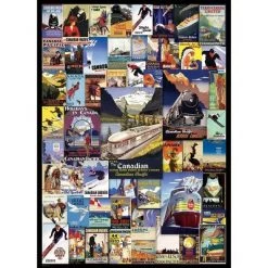 Eurographics Inc. Canadian Pacific Adventures 1000 Piece Jigsaw Puzzle