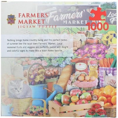 MasterPieces 1000 Piece Jigsaw Puzzle | Farmers Market 1 MasterPieces 1000 Piece Jigsaw Puzzle | Farmers Market
