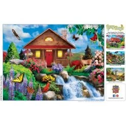 MasterPieces 750 Piece Jigsaw Puzzle For Adults, Family, Or Kids - Floral Falls - 18"x24" -Puzzles Sales 2022 unnamed file 3339