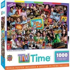 MasterPieces 1000 Piece Jigsaw Puzzle For Adults, Family, Or Kids - 70's Television Shows - 19.25"x26.75"