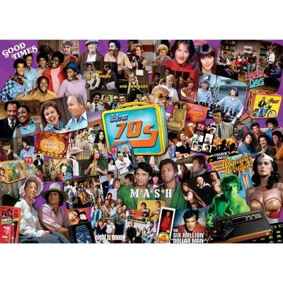 MasterPieces 1000 Piece Jigsaw Puzzle For Adults, Family, Or Kids - 70's Television Shows - 19.25"x26.75" 4 MasterPieces 1000 Piece Jigsaw Puzzle For Adults, Family, Or Kids - 70's Television Shows - 19.25"x26.75" - Image 4