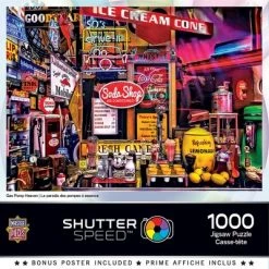 MasterPieces 1000 Piece Jigsaw Puzzle For Adults, Family, Or Kids - Gas Pump Heaven - 19.25"x26.75"