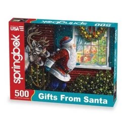 Springbok Gifts From Santa Puzzle 500pc