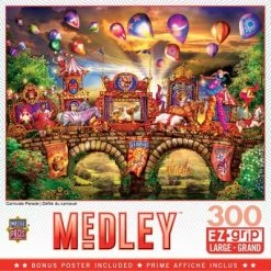 MasterPieces 300 Piece EZ Grip Jigsaw Puzzle - Carnivale Parade - 18"x24"