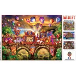 MasterPieces 300 Piece EZ Grip Jigsaw Puzzle - Carnivale Parade - 18"x24" -Puzzles Sales 2022 unnamed file 3374