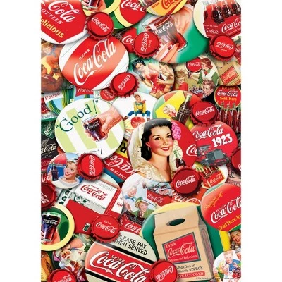 MasterPieces 1000 Piece Jigsaw Puzzle with Collectible Tin Case - Coca-Cola - 11.25"x16.75" 2 MasterPieces 1000 Piece Jigsaw Puzzle with Collectible Tin Case - Coca-Cola - 11.25"x16.75" - Image 2