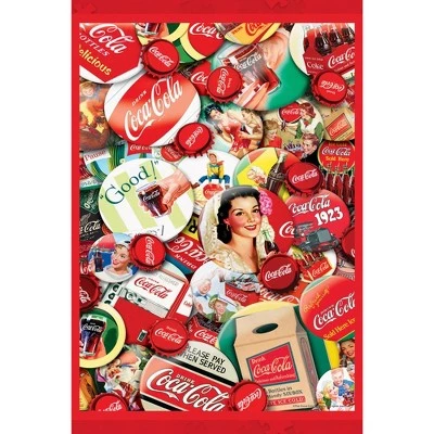 MasterPieces 1000 Piece Jigsaw Puzzle with Collectible Tin Case - Coca-Cola - 11.25"x16.75" 4 MasterPieces 1000 Piece Jigsaw Puzzle with Collectible Tin Case - Coca-Cola - 11.25"x16.75" - Image 4