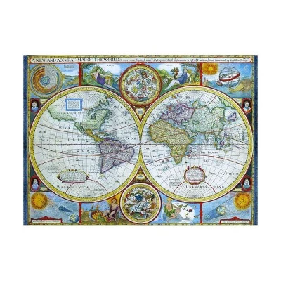 EuroGraphics Antique World Map Jigsaw Puzzle - 1000pc 1 EuroGraphics Antique World Map Jigsaw Puzzle - 1000pc