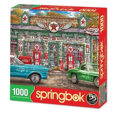 Springbok Fred's Service Station Puzzle 1000pc 1 Springbok Fred's Service Station Puzzle 1000pc
