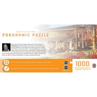 MasterPieces 1000 Piece Jigsaw Puzzle For Adults, Family, Or Kids - Sugar Creek Cider Mill - 13"x39" 3 MasterPieces 1000 Piece Jigsaw Puzzle For Adults, Family, Or Kids - Sugar Creek Cider Mill - 13"x39" - Image 3