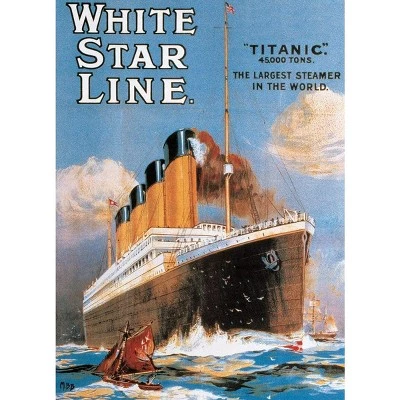 Eurographics Inc. Titanic White Star Line 1000 Piece Jigsaw Puzzle 1 Eurographics Inc. Titanic White Star Line 1000 Piece Jigsaw Puzzle