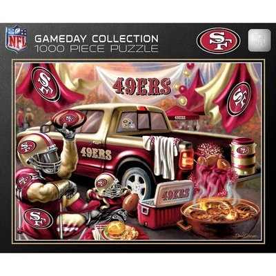 MasterPieces 1000 Piece Jigsaw Puzzle for Adults - NFL San Francisco 49ers Gameday - 19.25"x26.75" 1 MasterPieces 1000 Piece Jigsaw Puzzle for Adults - NFL San Francisco 49ers Gameday - 19.25"x26.75"