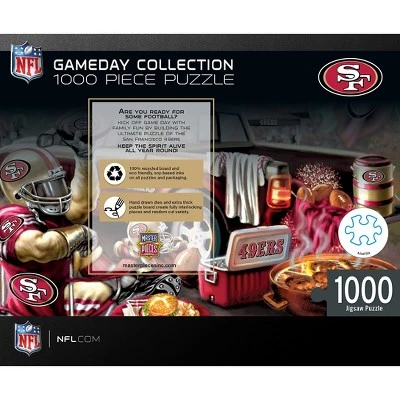 MasterPieces 1000 Piece Jigsaw Puzzle for Adults - NFL San Francisco 49ers Gameday - 19.25"x26.75" 3 MasterPieces 1000 Piece Jigsaw Puzzle for Adults - NFL San Francisco 49ers Gameday - 19.25"x26.75" - Image 3
