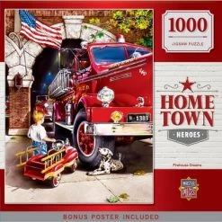 MasterPieces 1000 Piece Jigsaw Puzzle For Adults, Family, Or Kids - Firehouse Dreams - 19.25"x26.75"