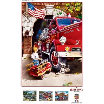 MasterPieces 1000 Piece Jigsaw Puzzle For Adults, Family, Or Kids - Firehouse Dreams - 19.25"x26.75" 4 MasterPieces 1000 Piece Jigsaw Puzzle For Adults, Family, Or Kids - Firehouse Dreams - 19.25"x26.75" - Image 4