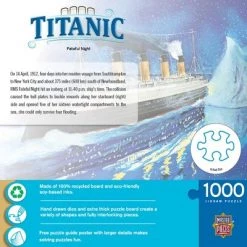 MasterPieces 1000 Piece Jigsaw Puzzle For Adults, Family, Or Kids - Titanic At Sea Iceburg - 19.25"x26.75" -Puzzles Sales 2022 unnamed file 3532