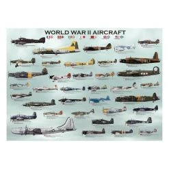 EuroGraphics WWII Aircraft Jigsaw Puzzle - 1000pc