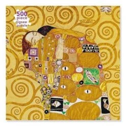 Adult Jigsaw Puzzle Gustav Klimt: Fulfilment (500 Pieces) - (500-Piece Jigsaw Puzzles) (Hardcover)