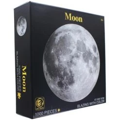 Toynk Moon 1000 Piece Round Jigsaw Puzzle