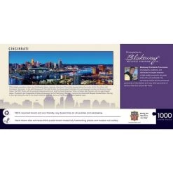 MasterPieces 1000 Piece Jigsaw Puzzle For Adults, Family, Or Kids - Cincinnati Panoramic - 13"x39" 7 MasterPieces 1000 Piece Jigsaw Puzzle For Adults, Family, Or Kids - Cincinnati Panoramic - 13"x39" -Puzzles Sales 2022 unnamed file 3574