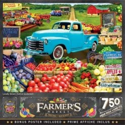 MasterPieces 750 Piece Jigsaw Puzzle For Adults, Family, Or Kids - Locally Grown - 18"x24"