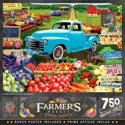 MasterPieces 750 Piece Jigsaw Puzzle For Adults, Family, Or Kids - Locally Grown - 18"x24" 1 MasterPieces 750 Piece Jigsaw Puzzle For Adults, Family, Or Kids - Locally Grown - 18"x24"