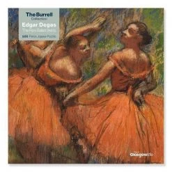 Adult Jigsaw Puzzle Glasgow Museums: Red Ballet Skirts by Edgar Degas (500 Pieces) - (500-Piece Jigsaw Puzzles) (Hardcover)