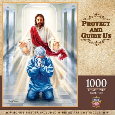 MasterPieces 1000 Piece Jigsaw Puzzle For Adults, Family, Or Kids - Protect And Guide Us - 19.25"x26.75" 1 MasterPieces 1000 Piece Jigsaw Puzzle For Adults, Family, Or Kids - Protect And Guide Us - 19.25"x26.75"