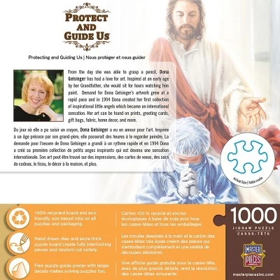 MasterPieces 1000 Piece Jigsaw Puzzle For Adults, Family, Or Kids - Protect And Guide Us - 19.25"x26.75" 3 MasterPieces 1000 Piece Jigsaw Puzzle For Adults, Family, Or Kids - Protect And Guide Us - 19.25"x26.75" - Image 3