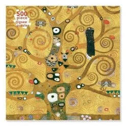 Adult Jigsaw Puzzle Gustav Klimt: The Tree of Life (500 Pieces) - (500-Piece Jigsaw Puzzles) (Hardcover)