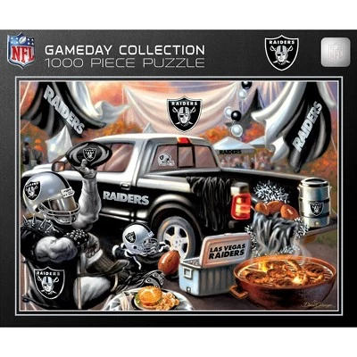 MasterPieces 1000 Piece Jigsaw Puzzle for Adults - NFL Las Vegas Raiders Gameday - 19.25"x26.75" 1 MasterPieces 1000 Piece Jigsaw Puzzle for Adults - NFL Las Vegas Raiders Gameday - 19.25"x26.75"