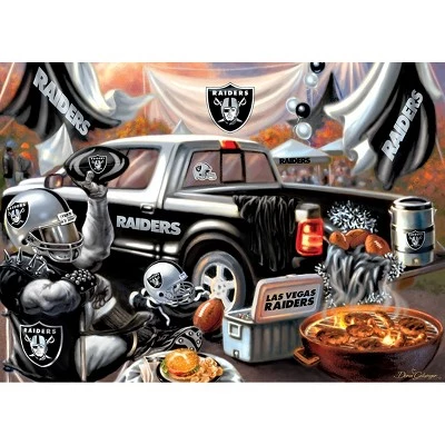 MasterPieces 1000 Piece Jigsaw Puzzle for Adults - NFL Las Vegas Raiders Gameday - 19.25"x26.75" 2 MasterPieces 1000 Piece Jigsaw Puzzle for Adults - NFL Las Vegas Raiders Gameday - 19.25"x26.75" - Image 2