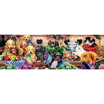 MasterPieces 1000 Piece Jigsaw Puzzle For Adults, Family, Or Kids - Flower Box Playground - 13"x39" 2 MasterPieces 1000 Piece Jigsaw Puzzle For Adults, Family, Or Kids - Flower Box Playground - 13"x39" - Image 2