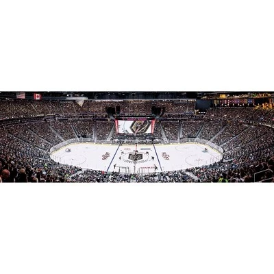MasterPieces 1000 Piece Sports Jigsaw Puzzle - NHL Las Vegas Golden Knights Center View Panoramic - 13"x39" 2 MasterPieces 1000 Piece Sports Jigsaw Puzzle - NHL Las Vegas Golden Knights Center View Panoramic - 13"x39" - Image 2