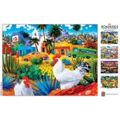 MasterPieces 550 Piece Jigsaw Puzzle For Adults, Family, Or Kids - Gallos Blancos - 18"x24" -Puzzles Sales 2022 unnamed file 3734