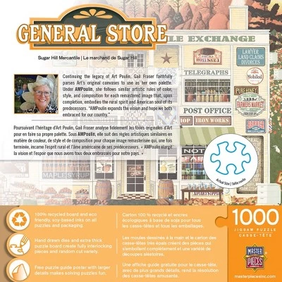 MasterPieces 1000 Piece Jigsaw Puzzle For Adults, Family, Or Kids - Sugar Hill Mercantile - 19.25"x26.75" 2 MasterPieces 1000 Piece Jigsaw Puzzle For Adults, Family, Or Kids - Sugar Hill Mercantile - 19.25"x26.75" - Image 2
