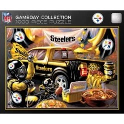 MasterPieces 1000 Piece Jigsaw Puzzle for Adults - NFL Pittsburgh Steelers Gameday - 19.25"x26.75"