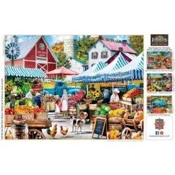 MasterPieces 750 Piece Jigsaw Puzzle For Adults, Family, Or Kids - Old Mill Farm Stand - 18"x24" -Puzzles Sales 2022 unnamed file 3753