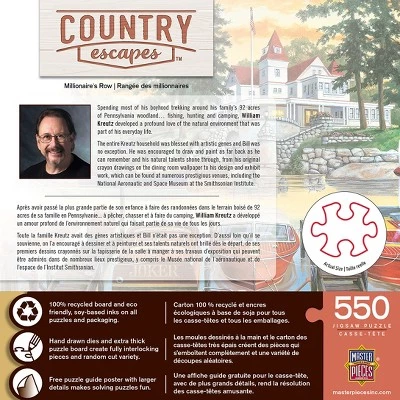 MasterPieces 550 Piece Jigsaw Puzzle For Adults, Family, Or Kids - Millionaire's Row - 18"x24" 3 MasterPieces 550 Piece Jigsaw Puzzle For Adults, Family, Or Kids - Millionaire's Row - 18"x24" - Image 3