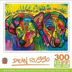 MasterPieces 300 Piece EZ Grip Jigsaw Puzzle - Partners in Crime - 18"x24"