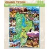 MasterPieces 1000 Piece Jigsaw Puzzle For Adults, Family, Or Kids - Grand Teton National Park - 19.25"x26.75"