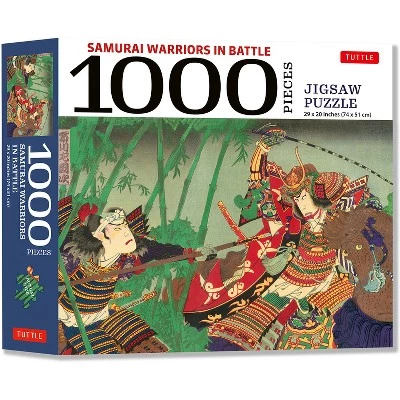 Samurai Warriors in Battle- 1000 Piece Jigsaw Puzzle - by Tuttle Studio (Hardcover) 1 Samurai Warriors in Battle- 1000 Piece Jigsaw Puzzle - by Tuttle Studio (Hardcover)