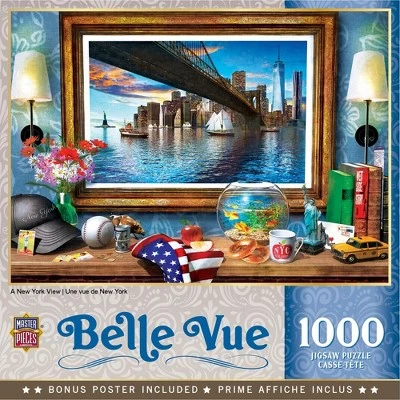 MasterPieces 1000 Piece Jigsaw Puzzle For Adults, Family, Or Kids - A New York View - 19.25"x26.75" 1 MasterPieces 1000 Piece Jigsaw Puzzle For Adults, Family, Or Kids - A New York View - 19.25"x26.75"