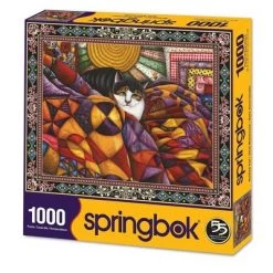 Springbok Quilted Cat Puzzle 1000pc
