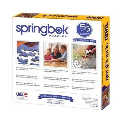 Springbok Quilted Cat Puzzle 1000pc 2 Springbok Quilted Cat Puzzle 1000pc - Image 2