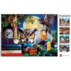 MasterPieces 300 Piece EZ Grip Jigsaw Puzzle - Night Own Study Group - 18"x24" 9 MasterPieces 300 Piece EZ Grip Jigsaw Puzzle - Night Own Study Group - 18"x24" -Puzzles Sales 2022 unnamed file 3882