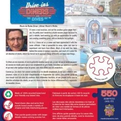 MasterPieces 550 Piece Jigsaw Puzzle For Adults, Family, Or Kids - Rock & Rolla Diner - 18"x24" -Puzzles Sales 2022 unnamed file 3899