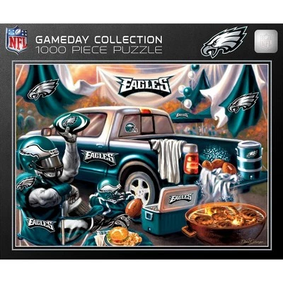 MasterPieces 1000 Piece Jigsaw Puzzle for Adults - NFL Philadelphia Eagles Gameday - 19.25"x26.75" 1 MasterPieces 1000 Piece Jigsaw Puzzle for Adults - NFL Philadelphia Eagles Gameday - 19.25"x26.75"